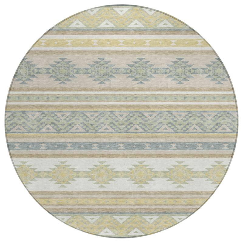 Machine Washable Indoor/ Outdoor Global Heston Chantille Rug