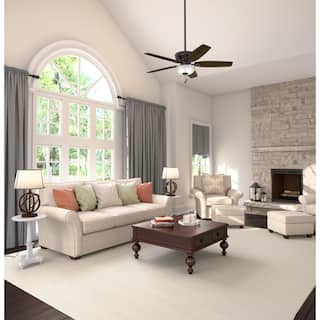 Hunter 52" Kenbridge Low Profile Ceiling Fan with LED Light Kit and Pull Chain