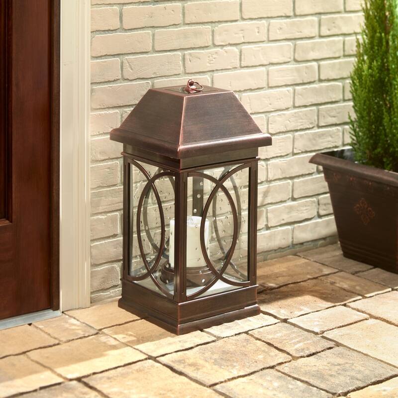 San Vicente Estate Solar Lantern - Antique Bronze - N/A