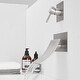 preview thumbnail 4 of 34, Wall Mount Bathroom Faucet Waterfall Brass Modern 2 Hole Bathroom Sink Basin Vanity Faucets with Valve