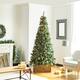 Glitzhome 26"L/ 22"L Handcrafted Wooden Christmas Tree Collar