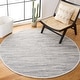 preview thumbnail 149 of 158, SAFAVIEH Handmade Rag Rug Vistiana Flatweave Cotton Rug 10' Round - Grey - Round