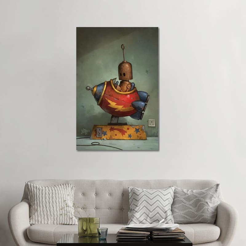 iCanvas "To Boldly Go" by Matt Dixon Canvas Print - 48x32x1.5