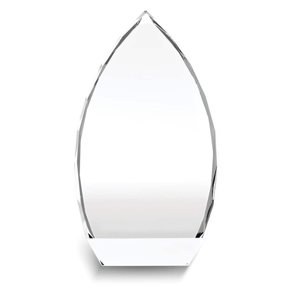 Curata Large Optic Glass Spear Award/Trophy