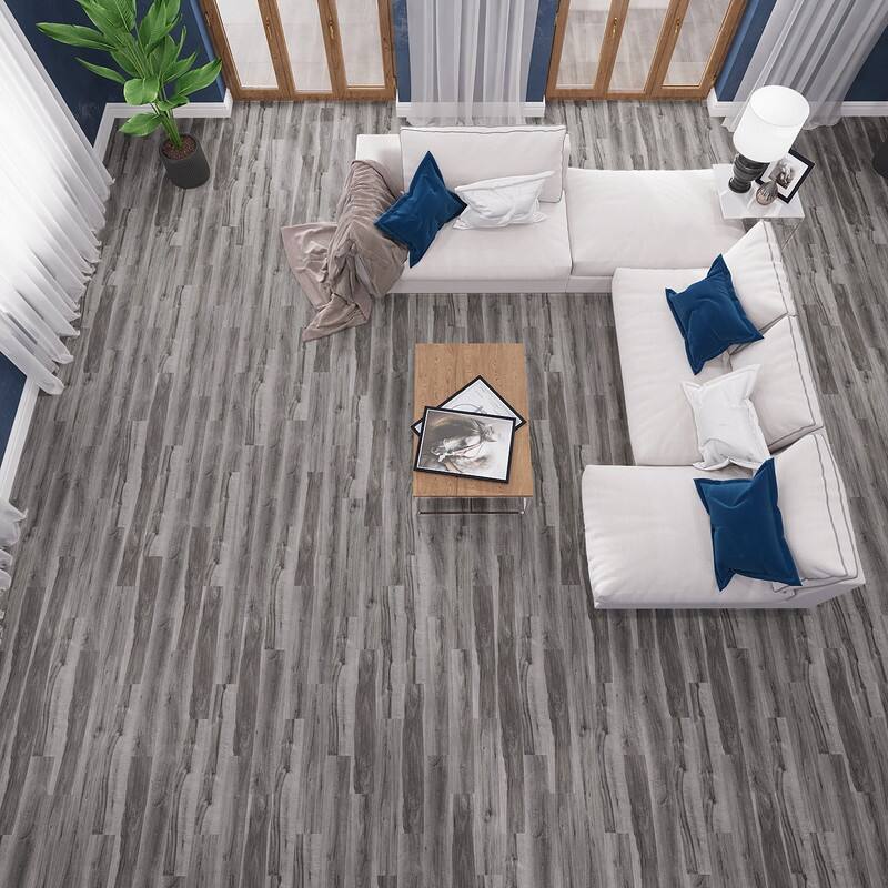 Lucida Peel and Stick Vinyl Floor Tiles Wood Look Planks