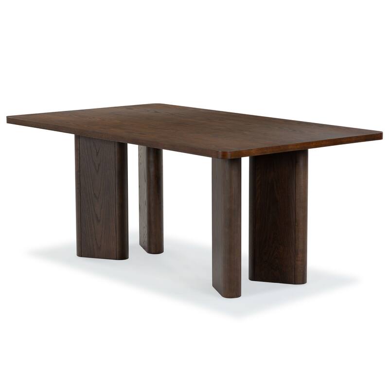 SAFAVIEH Couture Barnard Rectangle Wood Dining Table - 72"W x 42"D x 30"H