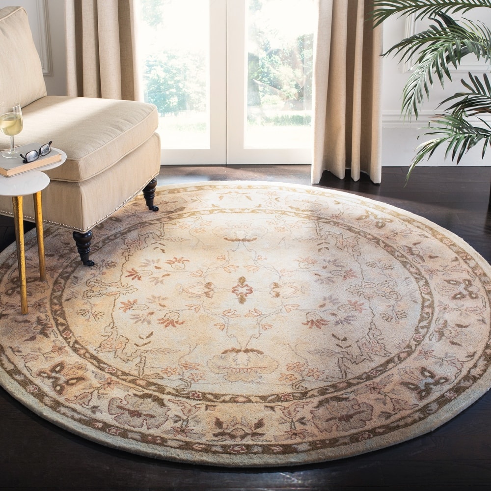 SAFAVIEH Handmade Bergama Petkana Oriental Hand-spun Wool Rug