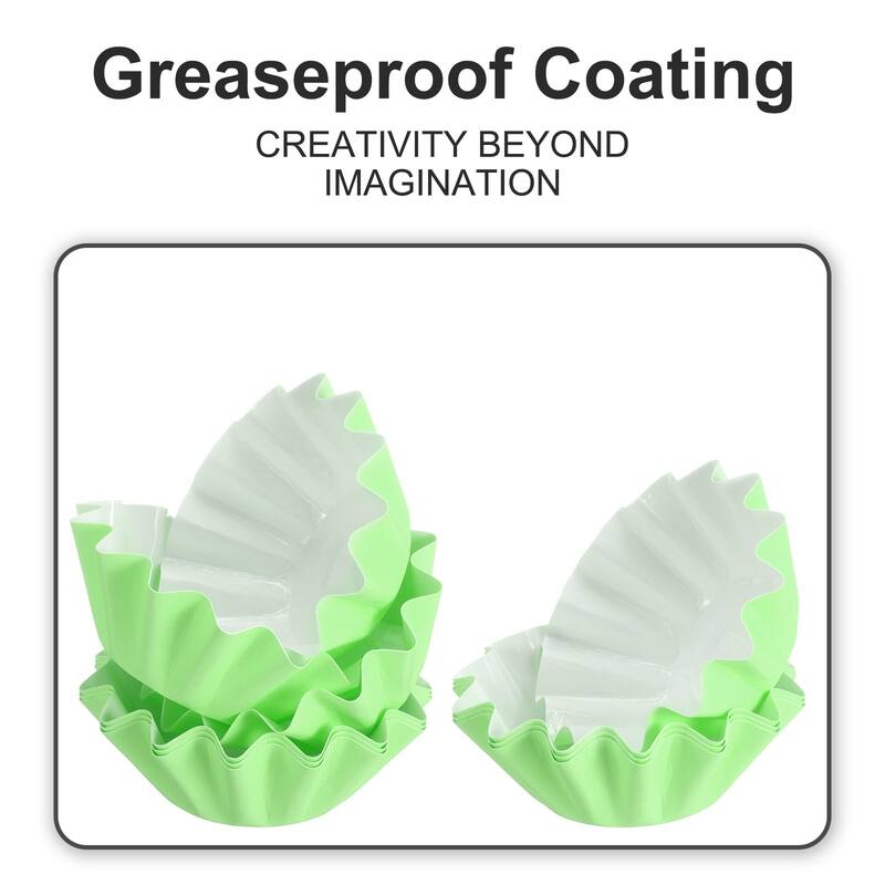 50 Pcs Cupcake Liners, Muffins Paper Baking Cups Wrappers Standard