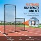 preview thumbnail 6 of 10, 7x7 Feet L Screen Portable Baseball and Softball Safety Screen with Carry Bag
