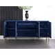 preview thumbnail 2 of 4, Best Master Furniture 65-in. Lacquered 4-door 1-drawer Sideboard