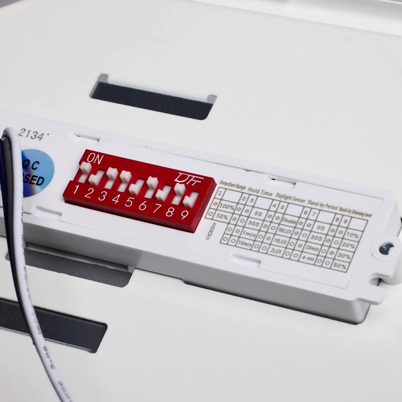 40/50/60 Watt LED 4 Foot Linear Vapor Proof Fixture 3K/4K/5K 120-347 Volt - Gray