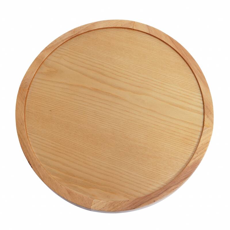 Christopher Knight Home - Lumi Modern 21.46" Height Round Wood End Table with Pedestal Base