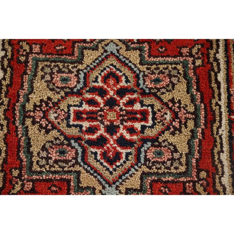 Heriz Serapi Indian Accent Rug Handmade Wool Carpet - 2'0" x 3'0"