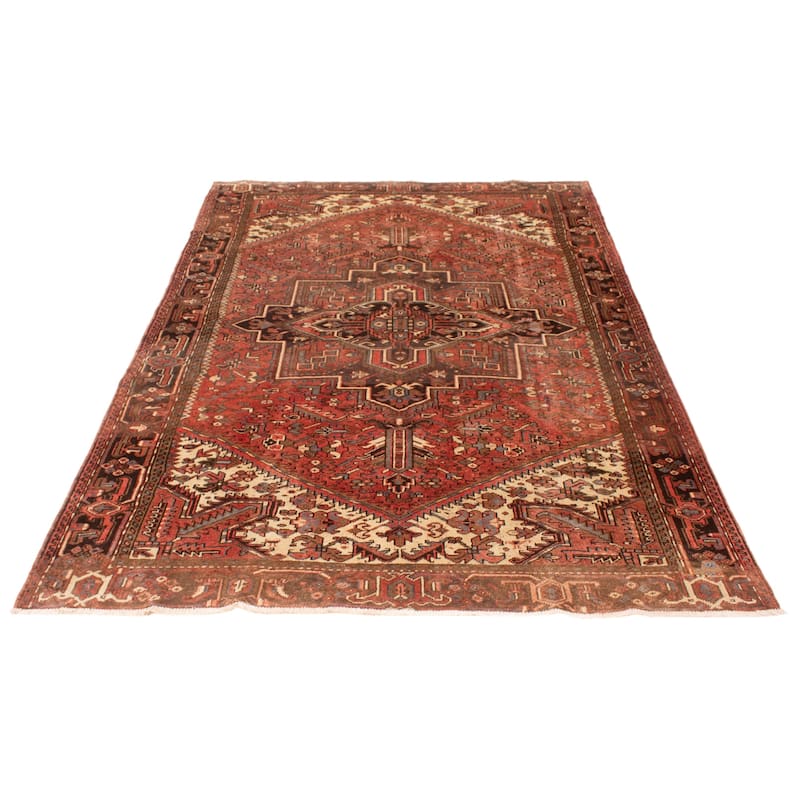 ECARPETGALLERY Hand-knotted Sarabi Copper Wool Rug - 7'9 x 11'1