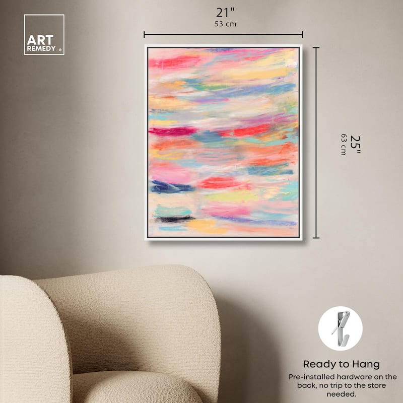 Color Play III Canvas by Art Remedy