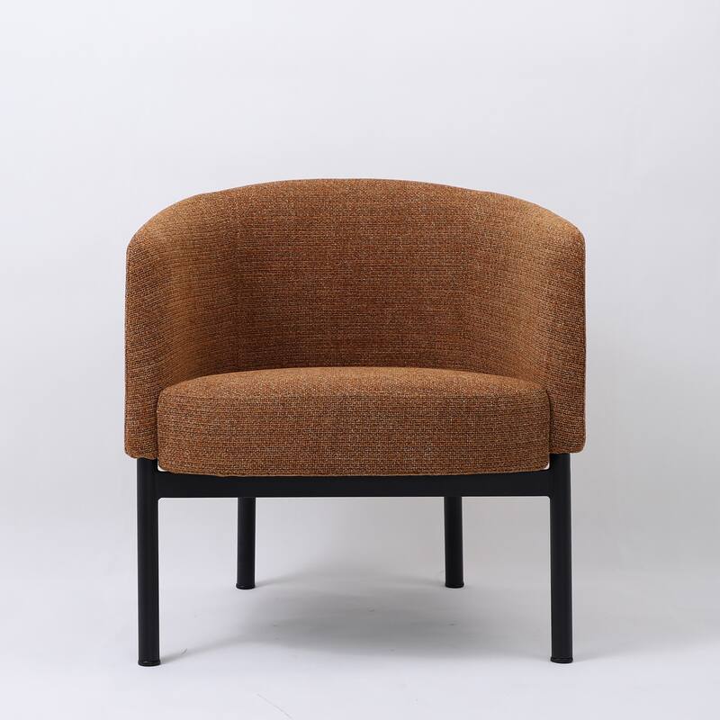 Modern Quark Arm Accent Chair - Orange