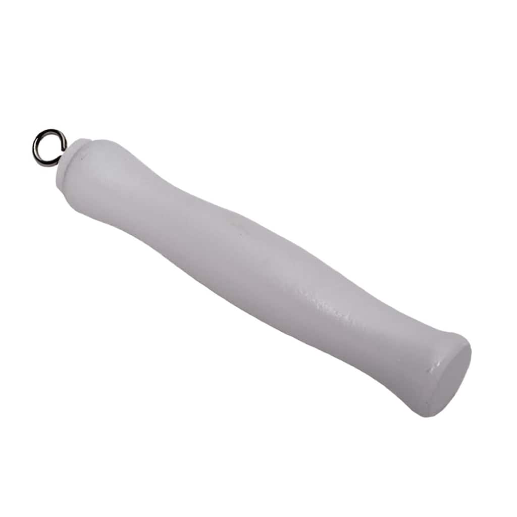 Victorian High Tank Toilet Wooden Handle Part 4.25" White Wood Handle Replacement Part Only Renovators Supply