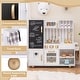 preview thumbnail 2 of 5, Toddler Wooden Kitchen Playset Toys for Girls & Boys