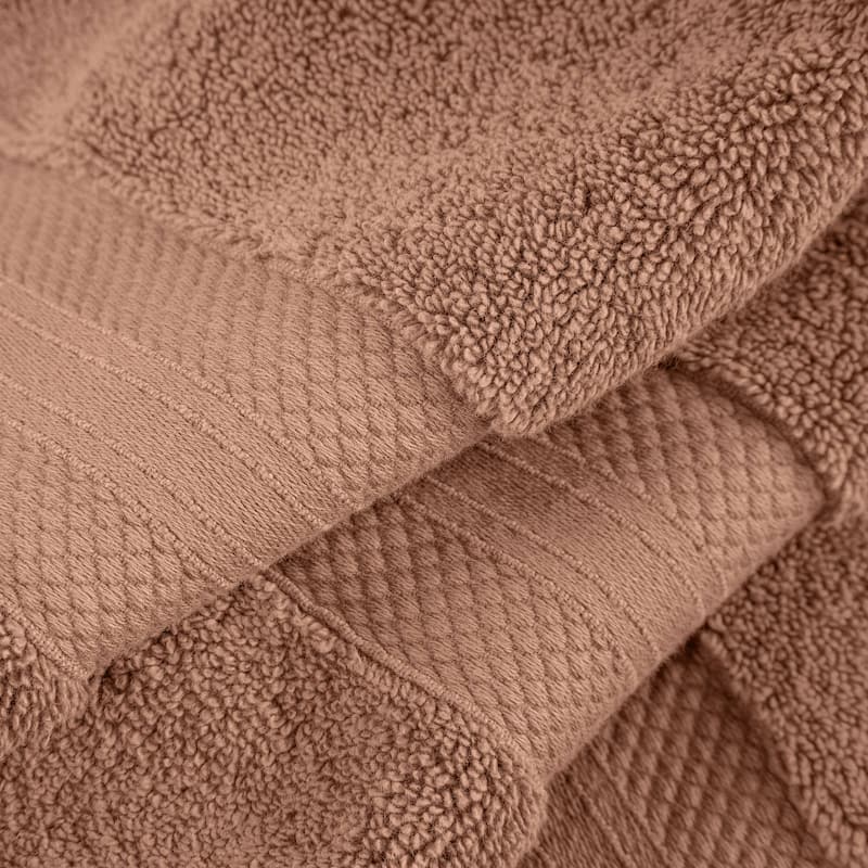 Superior Turkish Cotton Solid Heavyweight Face Towel Set of 12