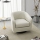 preview thumbnail 68 of 143, Modern 360°Swivel Accent Chairs Barrel Armchairs