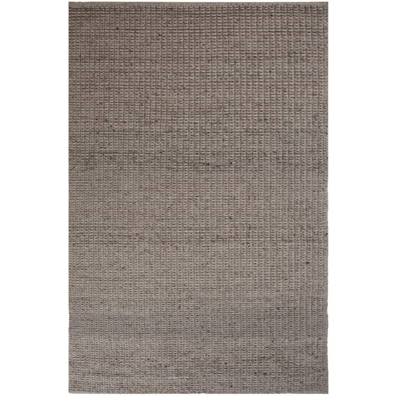 Alora Decor Isla Minimalist Textured Area Rug - Taupe - 8' x 10'
