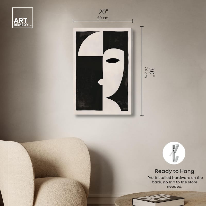 The Mask II Canvas by Art Remedy, Gallery Wrapped
