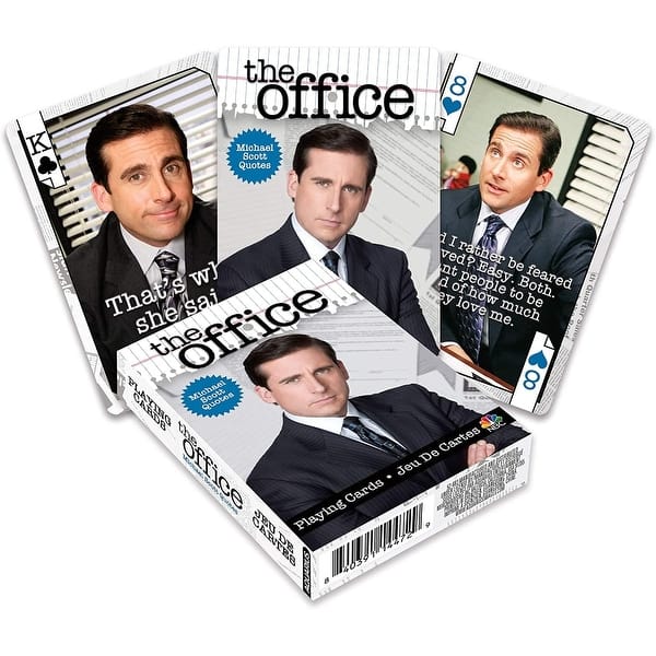 slide 2 of 4, The Office Michael Quotes Playing Cards