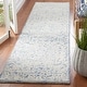 preview thumbnail 4 of 10, SAFAVIEH Handmade Roslyn Marjo Oriental Wool Rug 2'3" x 9' Runner - Blue/Ivory - Runner