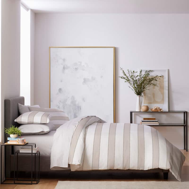 Clean Design Home x Martex Aspen Duvet Set - Linen - Twin