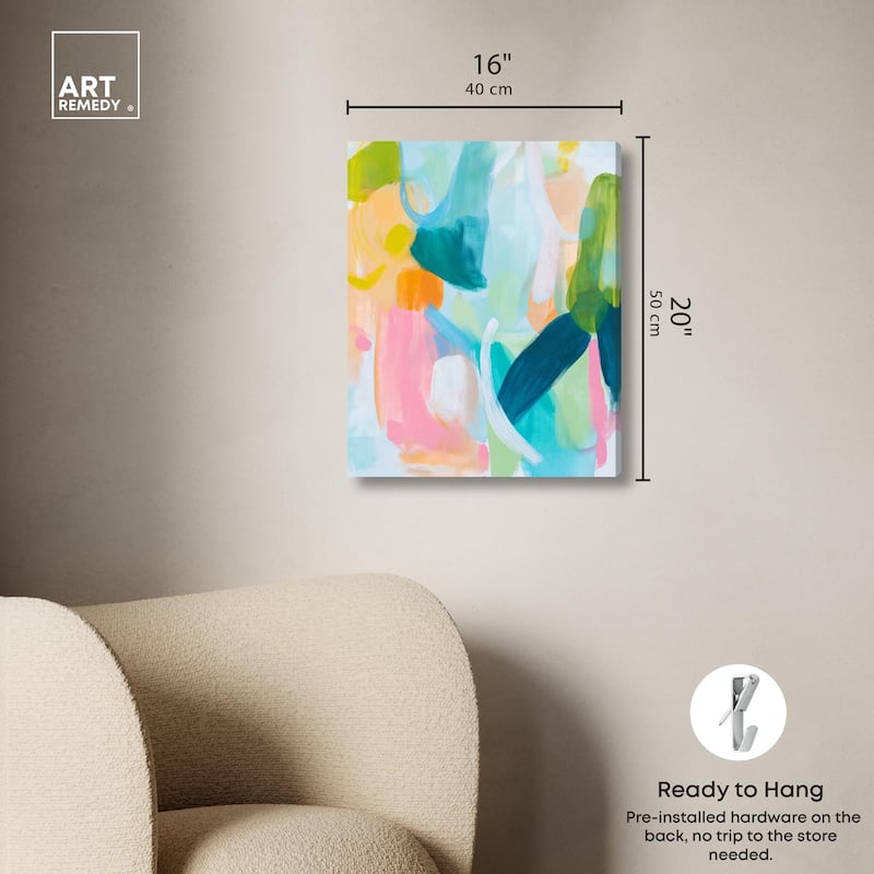 Layered Lush II Canvas by Art Remedy, Gallery Wrapped