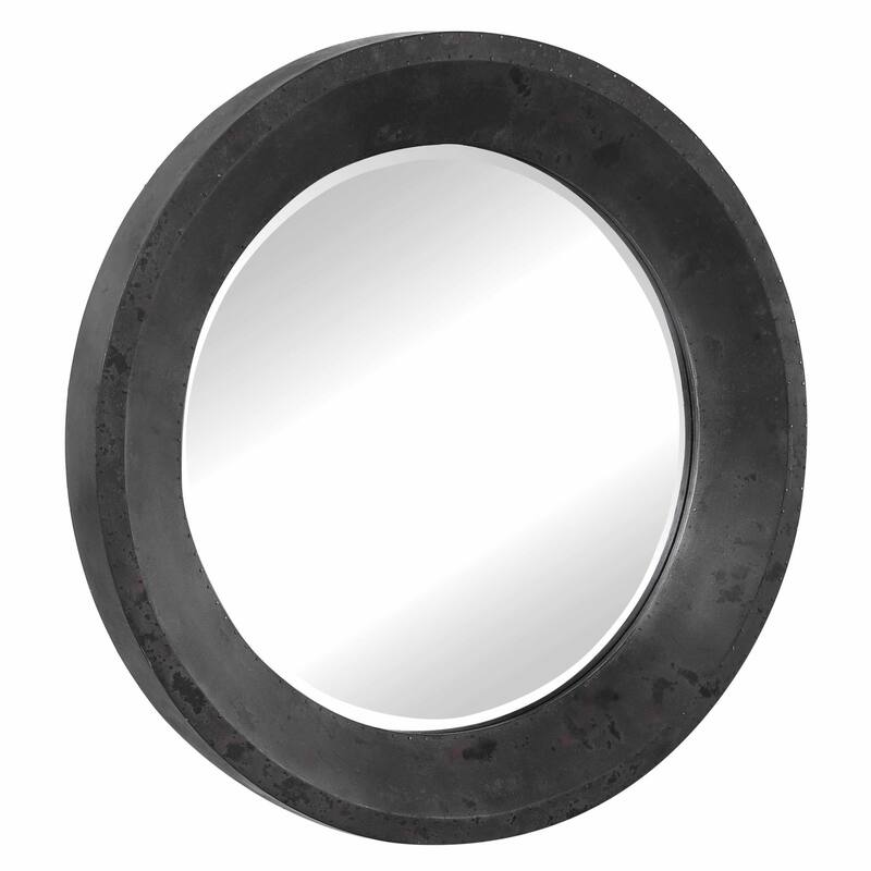 Uttermost Frazier Oversized 40" Round Industrial Style Porthole
