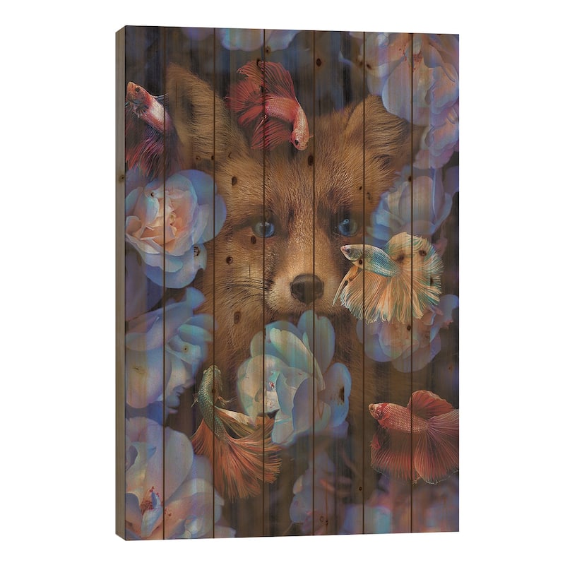 I Found You Without Even Looking Print On Wood by Karen Cantuq - Multi-Color - 26x18x1.5