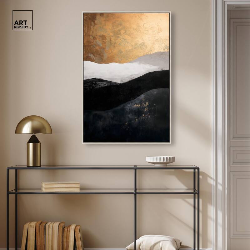 Golden Vista I Canvas by Art Remedy