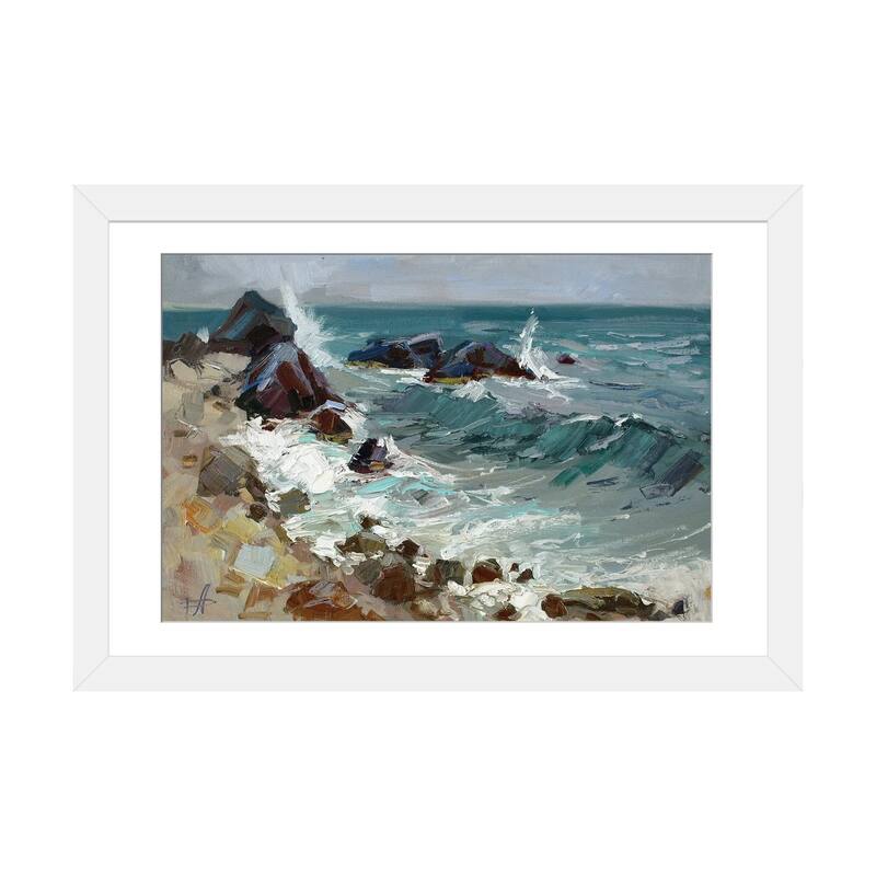 iCanvas "Spring Sea" by CountessArt - White - 16x24x1