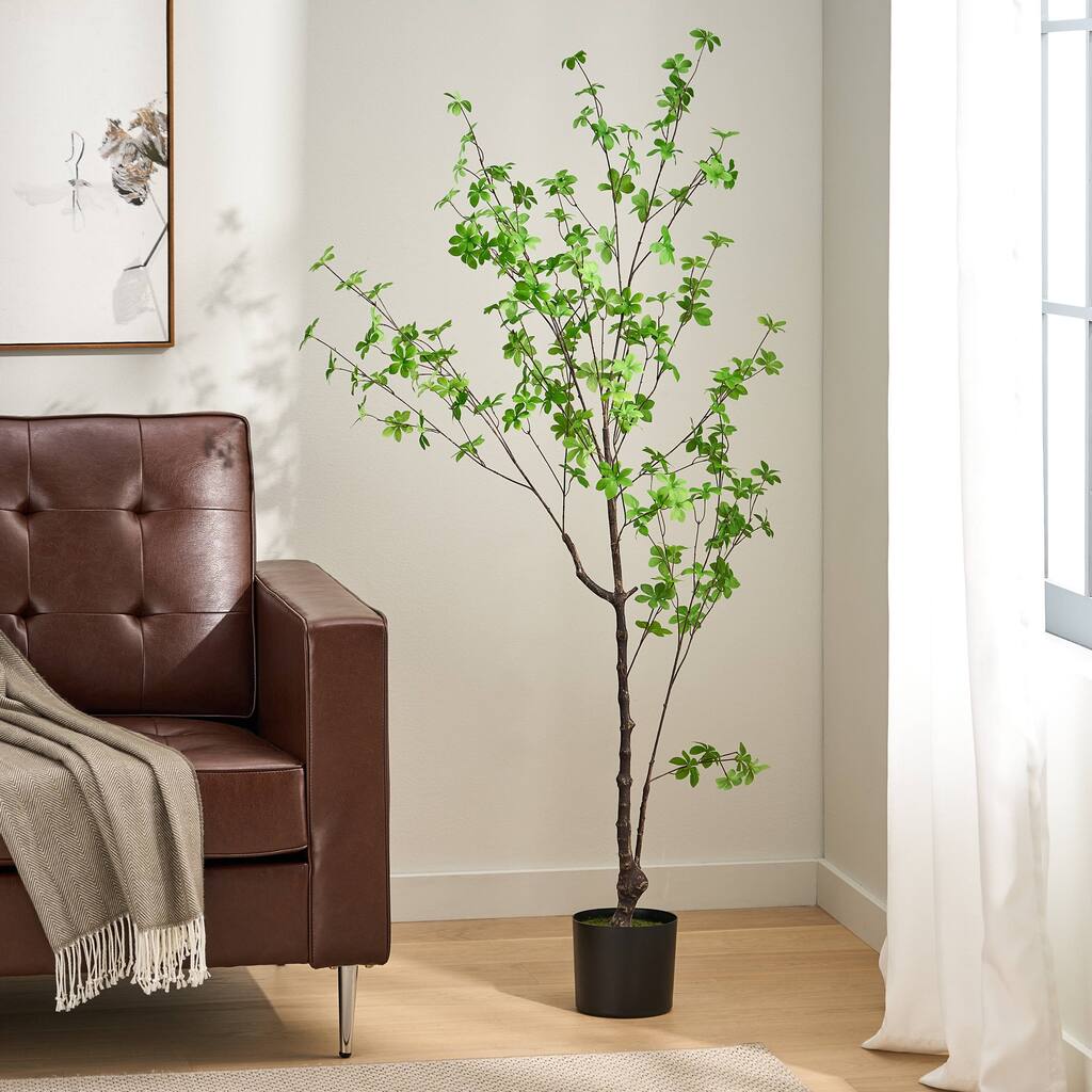 150cm ARTIFICIAL DISC LEAF TREE