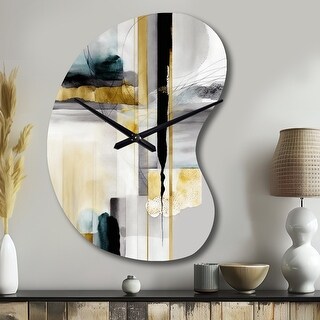Abstract Transitional Shapes Black IV - Abstract Shapes Large Wall ...