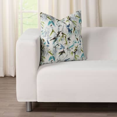 Siscovers Hummingbird Painted Print Throw Pillow