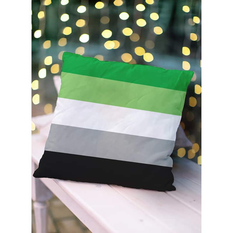 Pride Flag Outdoor Throw Pillow