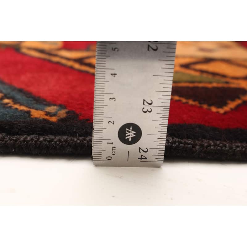 ECARPETGALLERY Hand-knotted Baluch Red Wool Rug - 3'6 x 6'0