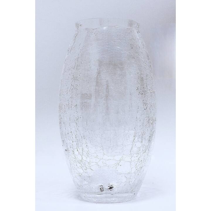 Liscio Ottico - 11" Centerpiece Vase with Cracked/Spiral Design