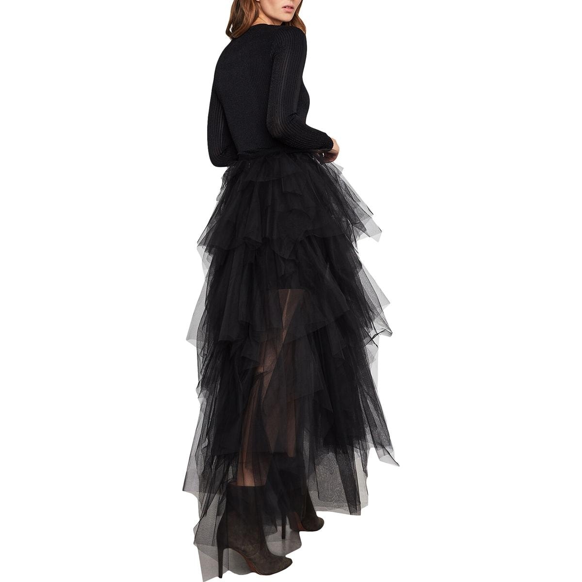 camber layered tulle maxi skirt