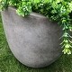 preview thumbnail 3 of 59, Kante 18 Inch Dia Round Concrete Planter, Indoor Outdoor Large Plant Pot