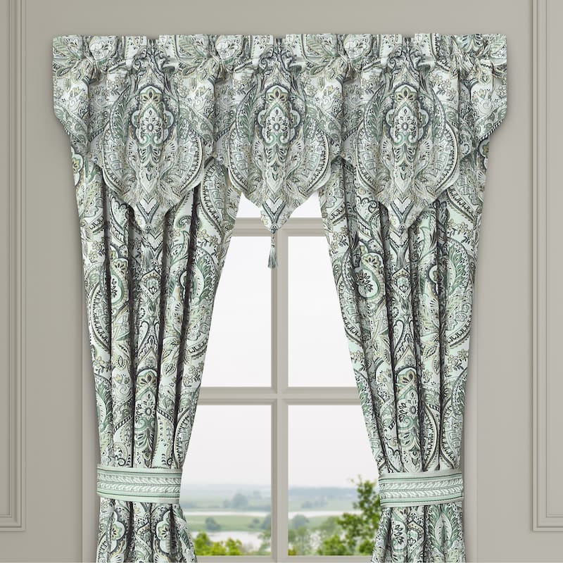 J. Queen New York Nico Window Ascot Valance - Spa