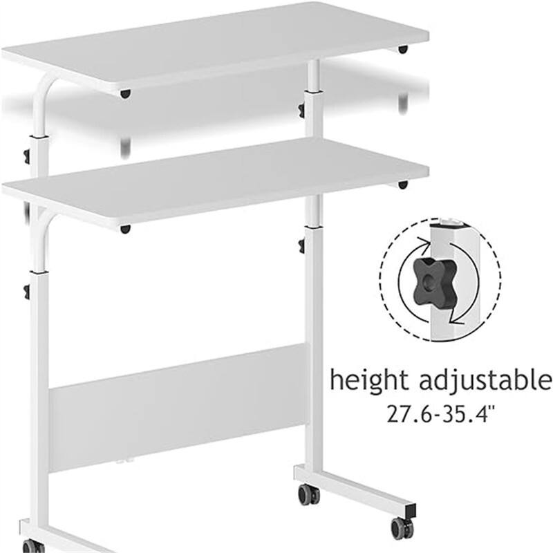 Rolling Desk Adjustable Standing Desk