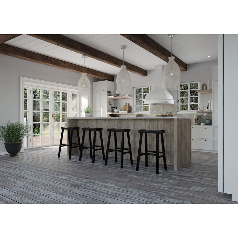 Maven Lane Vincent Kitchen Dining Wooden Stool