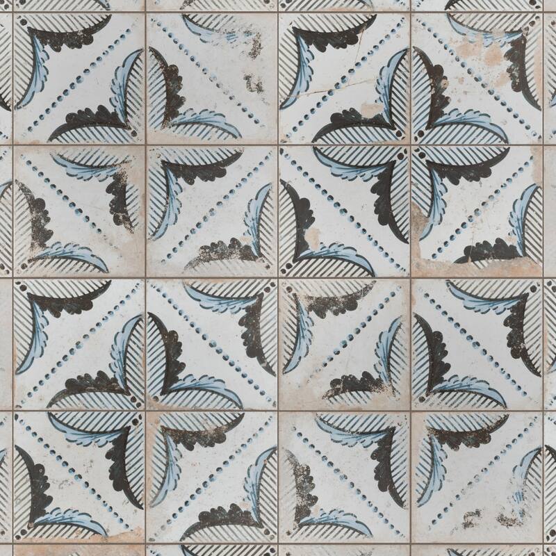 Merola Tile Kings Root Pinnate 17-5/8" x 17-5/8" Ceramic Floor and Wall Tile