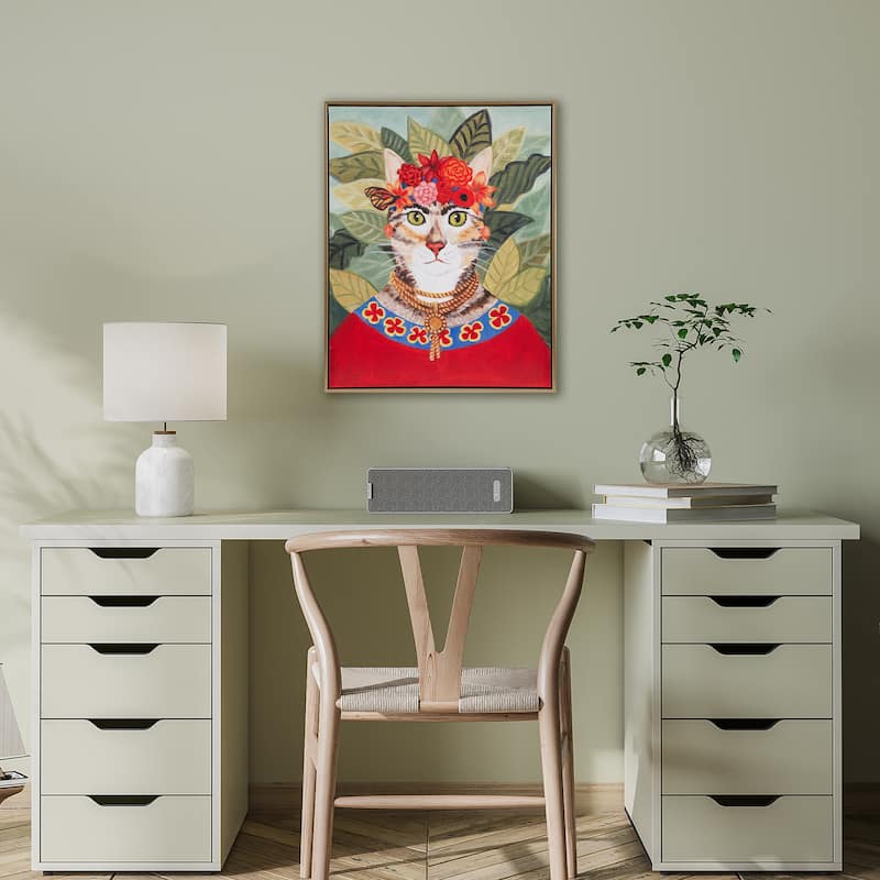 Madison Park Pet Portrait Framed Canvas Wall Art