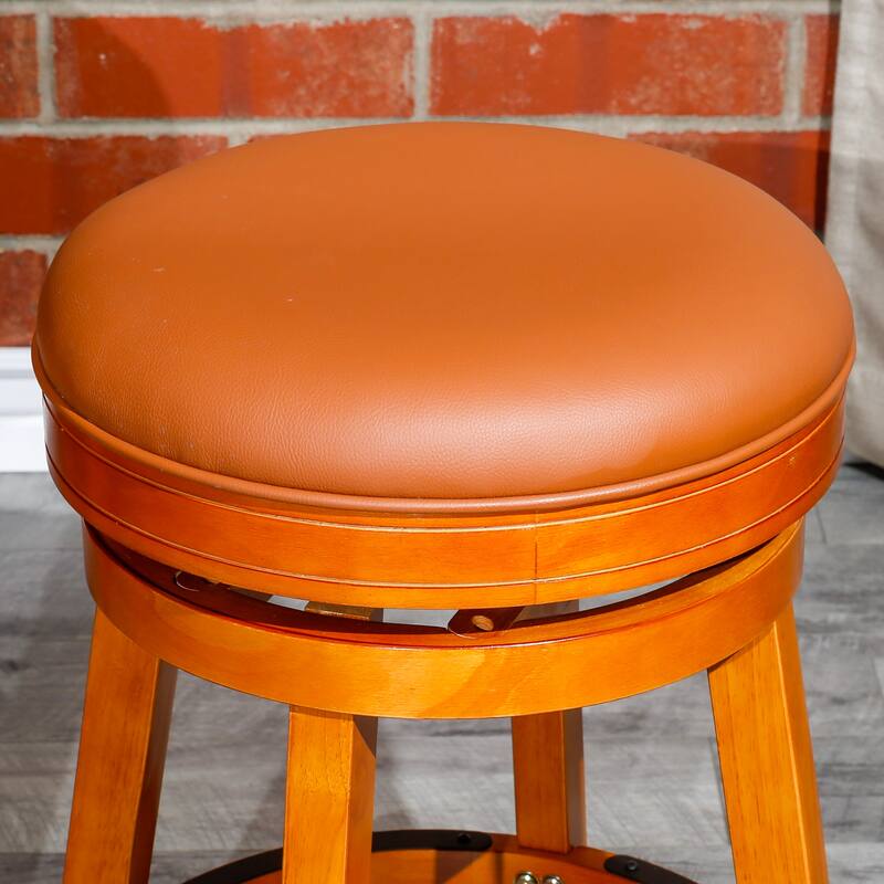 Bar Stool, Saddle Leather Seat