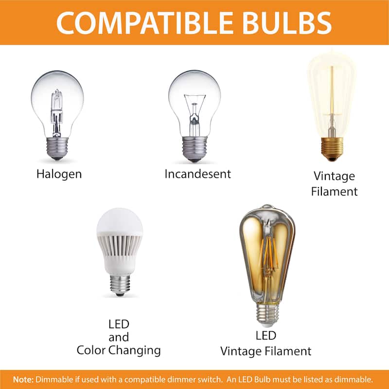Devon 12.75-in W LED Compatible Mid-Century Modern Semi Flush Mount Ceiling Light
