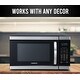 preview thumbnail 6 of 9, Farberware Gourmet 1.1 Cu. Ft. 1100-Watt Microwave Oven with Smart Sensor and Inverter Technology, Stainless Steel